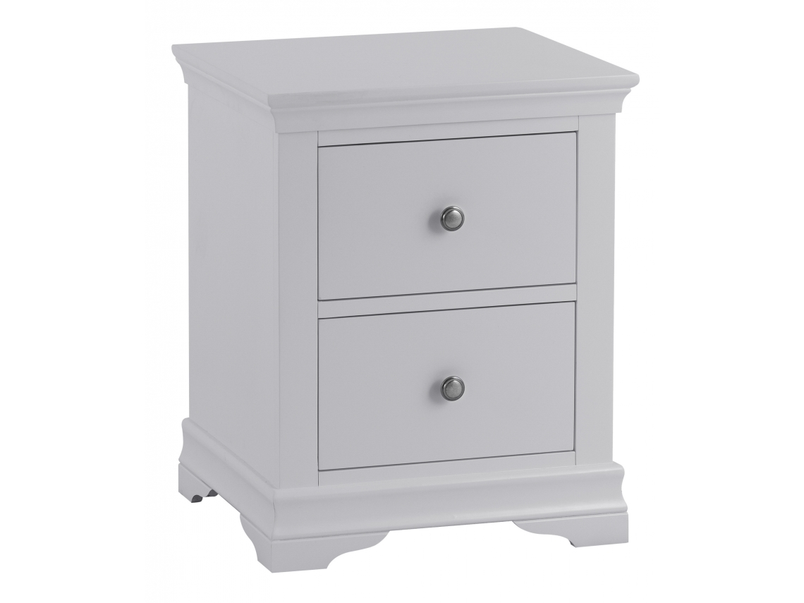 Charlbury Dove Grey Large Bedside